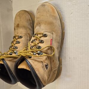 Steel‎ Blue Tan Work Boots